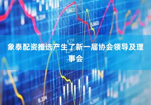 象泰配资推选产生了新一届协会领导及理事会
