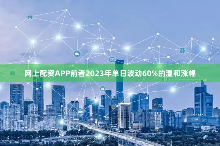 网上配资APP前者2023年单日波动60%的温和涨幅