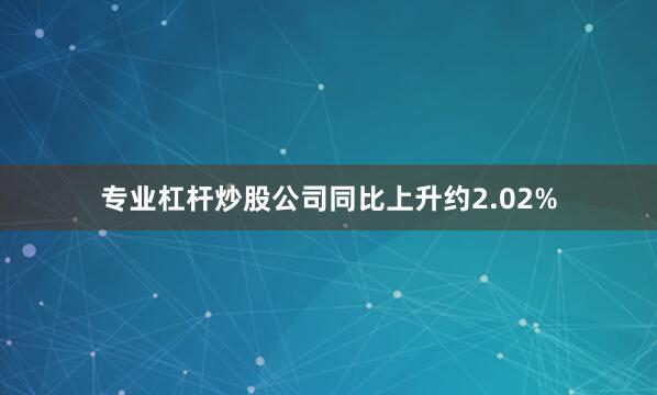 专业杠杆炒股公司同比上升约2.02%