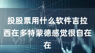 投股票用什么软件吉拉西在多特蒙德感觉很自在